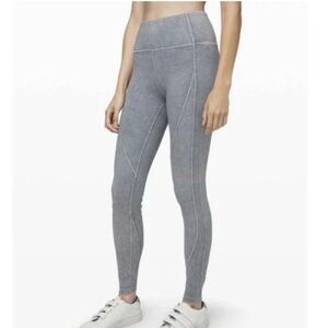 Lululemon Women’s Wunder Under High-Rise Ribbed Leggings Size 2